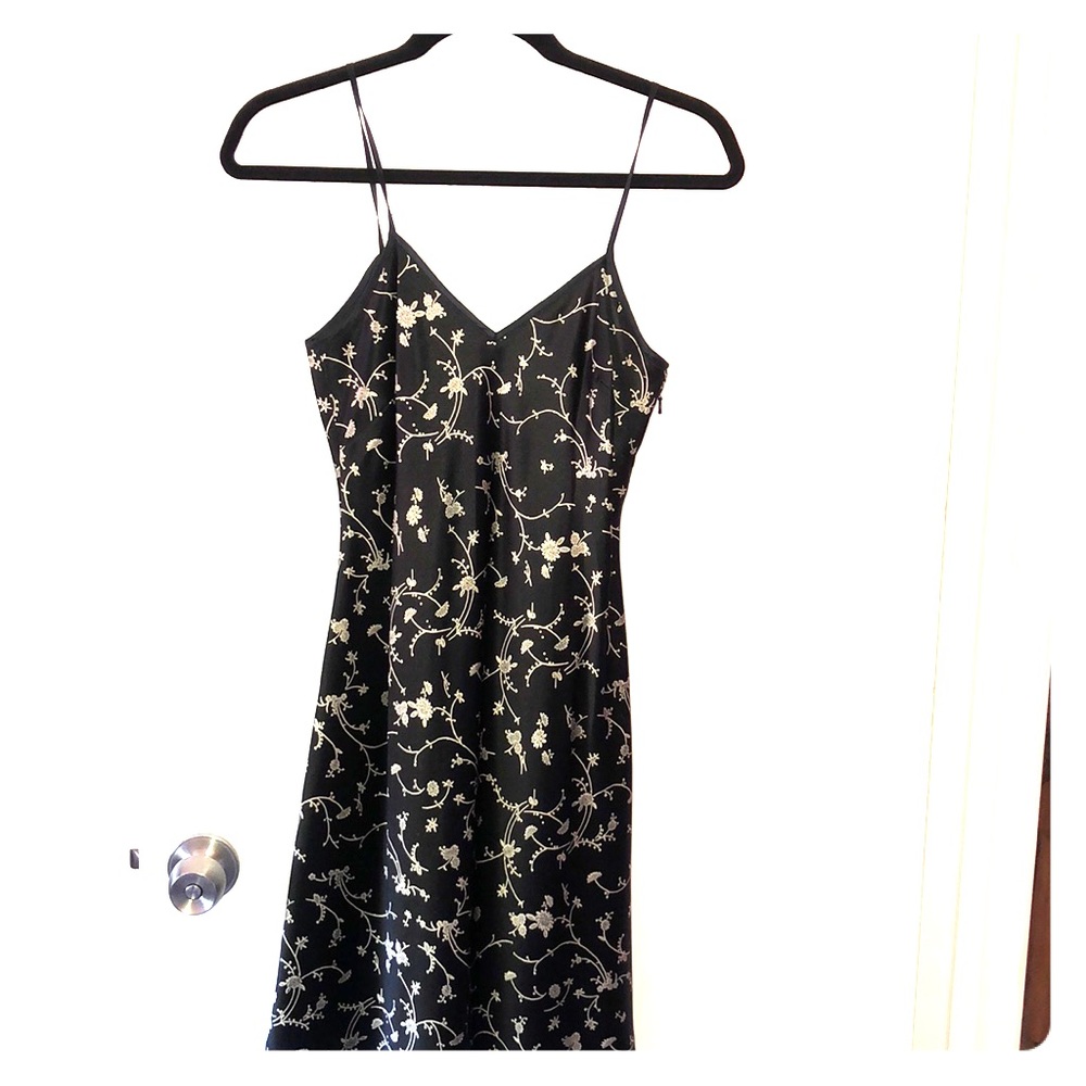 Banana Republic silk slip dress